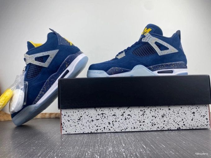 Cheap TBkick Retro Michigan Air Jordan AJ4-1036660 4 (PE) 0729
